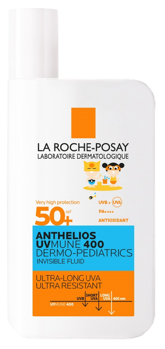 LA ROCHE-POSAY Anthelios UVMune 400 Dermo Pediatrics SPF50+ fluīds, 50 ml - 1