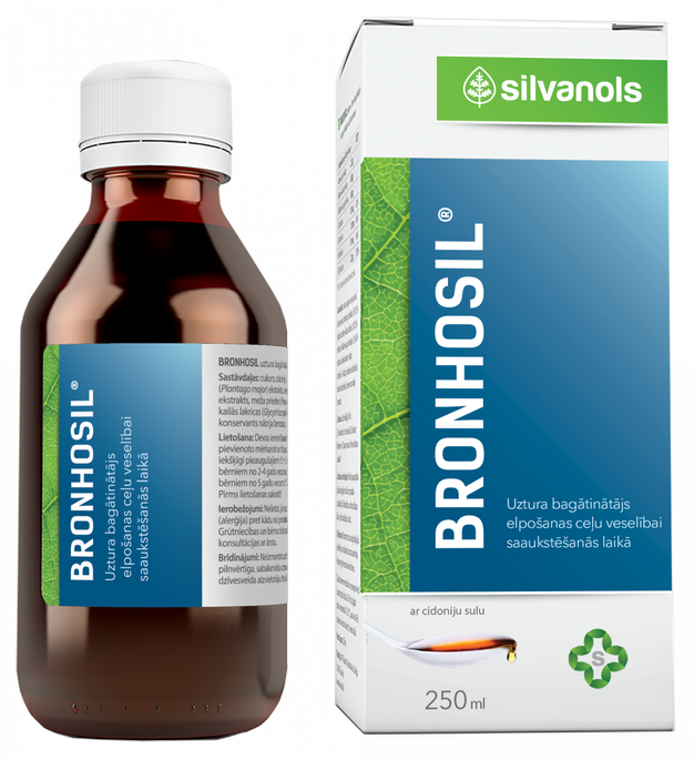 BRONHOSIL sīrups, 250 ml - 1