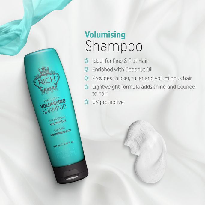RICH Pure Luxury Volumising šampūns, 250 ml - 2