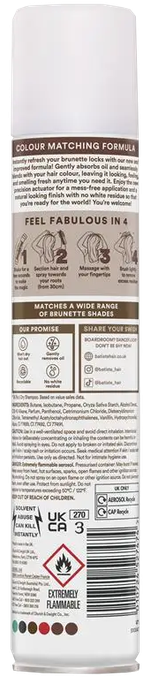 BATISTE Medium & Brunette sausas šampūnas, 200 ml - 2