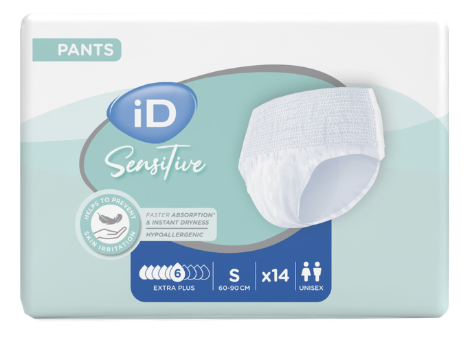 ID Sensitive Pants Extra Plus S (60-90 cm) biksītes, 14 gab. - 1