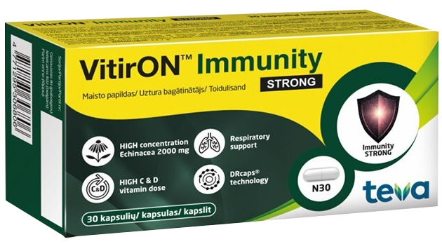 VITIRON Immunity Strong kapsulas, 30 gab. - 1