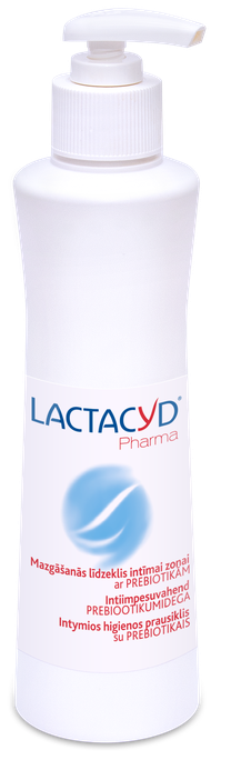 LACTACYD Pharma ar prebiotikām mazgāšanas līdzeklis intīmai zonai, 250 ml - 1