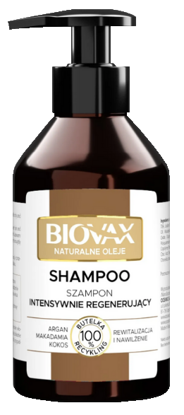 BIOVAX Natural Oils atjaunojošs šampūns, 250 ml - 1