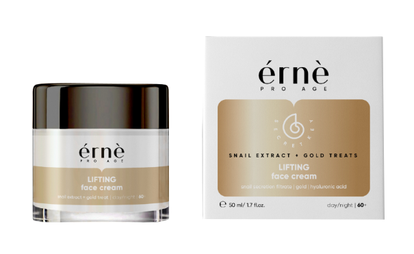 ERNE Snail Extract Gold Treats Lifting sejas krēms, 50 ml - 1