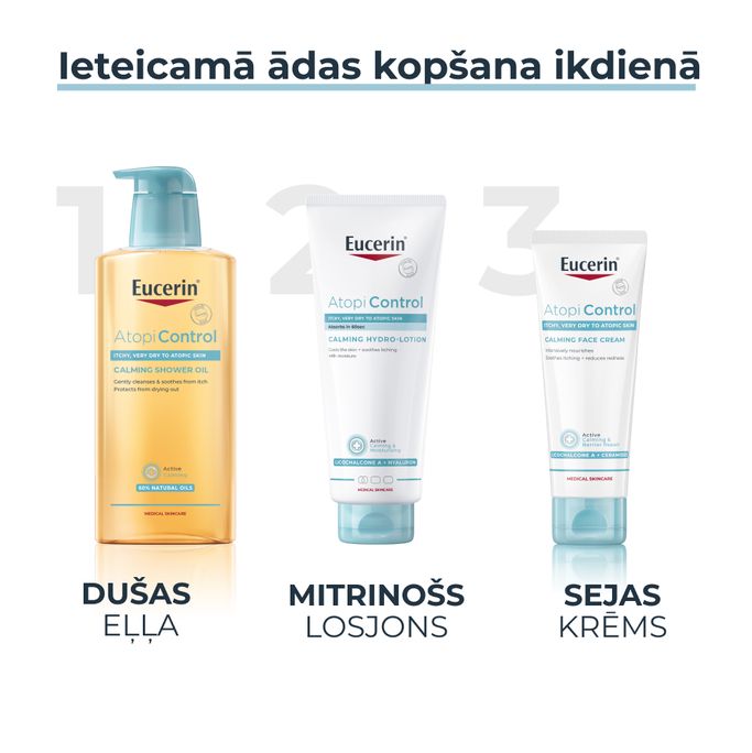 EUCERIN AtopiControl Nomierinošs un Mitrinošs losjons, 400 ml - 5