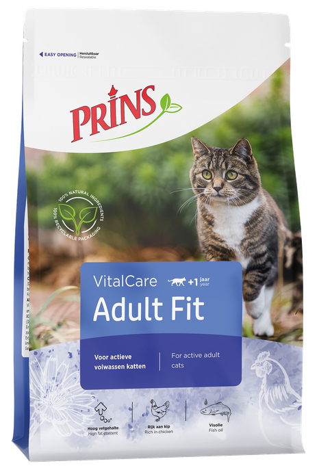 PRINS VitalCare Adult Fit sausā barība, 4 kg - 1
