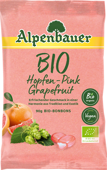 ALPENBAUER Hopfen Pink Grapefruit konfektes, 90 g - 1