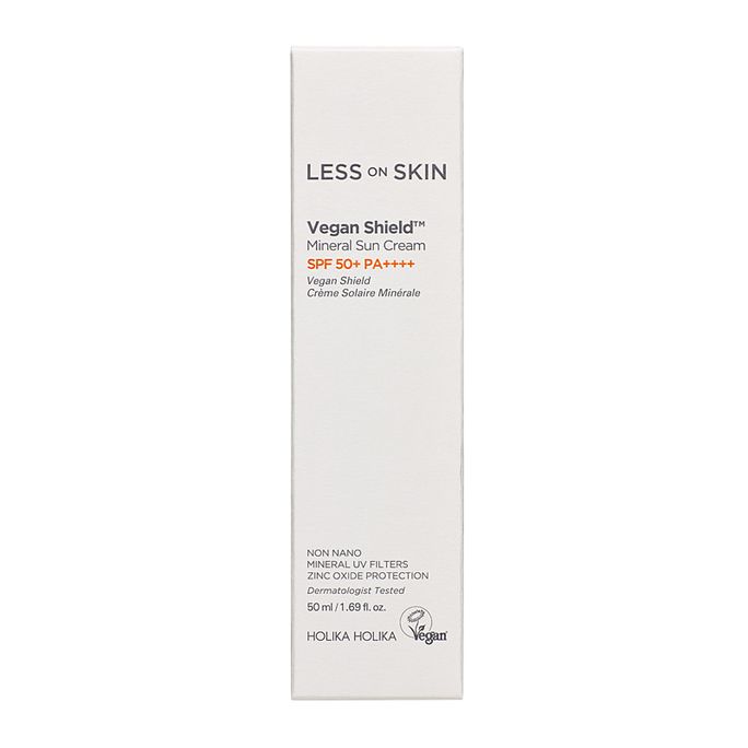 HOLIKA HOLIKA Less On Skin Vegan Shield Mineral SPF50+ saules aizsarglīdzeklis, 50 ml - 2