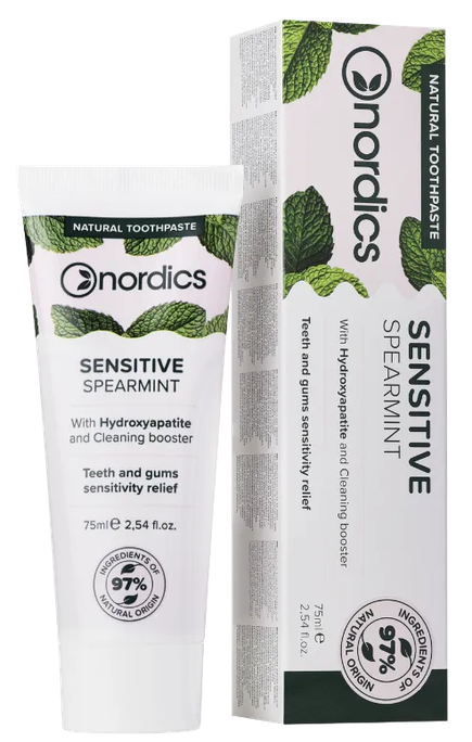 NORDICS Sensitive Spearmint dantų pasta, 75 ml - 1