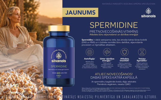SILVANOLS Spermidine kapsulės, 90 vnt. - 2