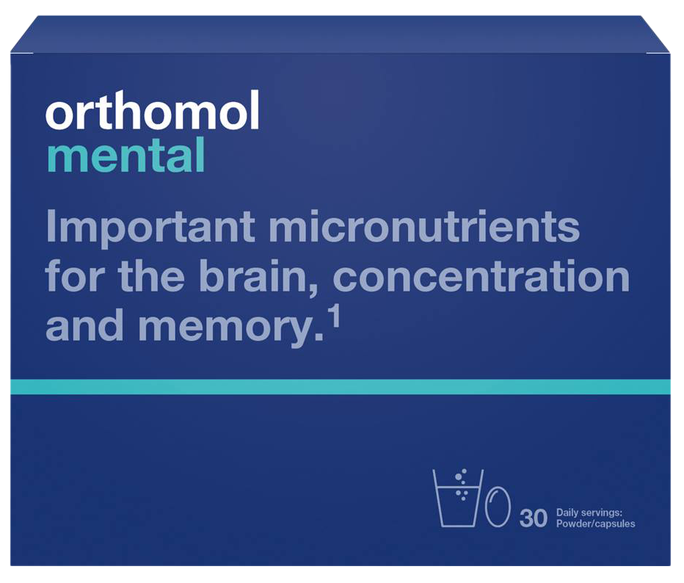 ORTHOMOL Mental pulveris + kapsulas, 30 gab. - 1