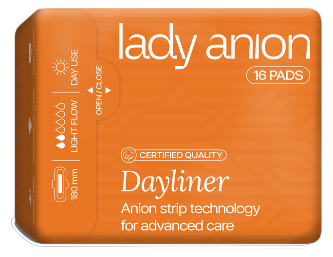 LADY ANION ploni, kvėpuojantys higieniniai paketai, 16 vnt. - 1