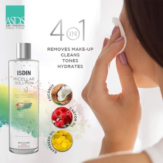 ISDIN Micellar Solution micelārais ūdens, 400 ml - 2