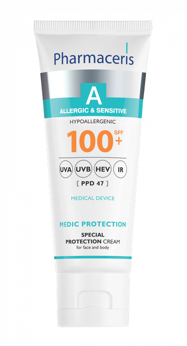PHARMACERIS A Medic Protection MD SPF100+ saules aizsarglīdzeklis, 75 ml - 1