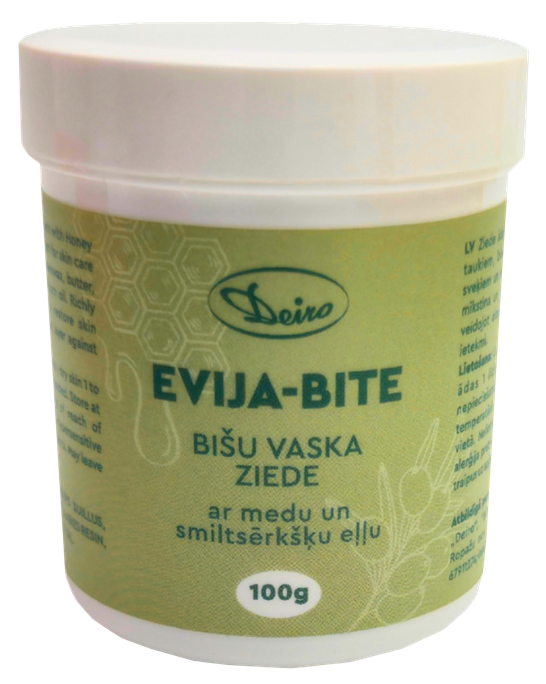 DEIRO Evija Bite, Ar Medu un Smiltsērkšķu eļlu bišu vaska ziede, 100 g - 1