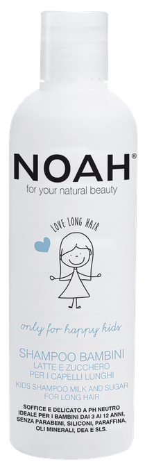 NOAH Kids Milk & Sugar Long Hair šampūns, 250 ml - 1