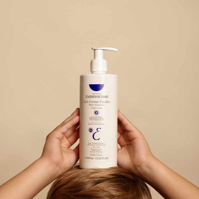 EMBRYOLISSE Lait-Crème Fluid Multipurpose Moisturizing Nourishing ķermeņa pieniņš, 400 ml - 2