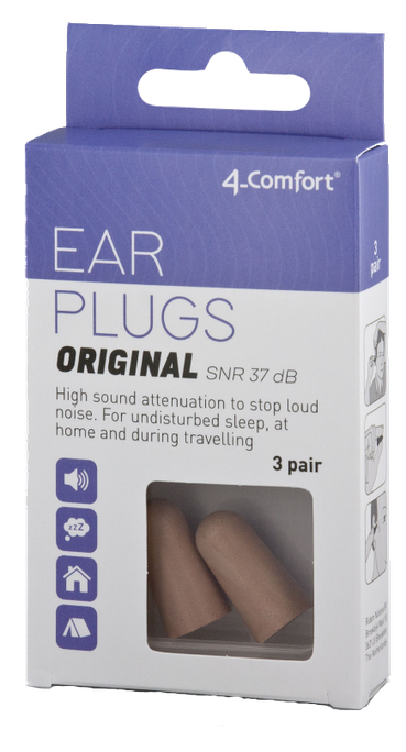 4-COMFORT Original (akytos) ausų kamštukai, 6 vnt. - 1
