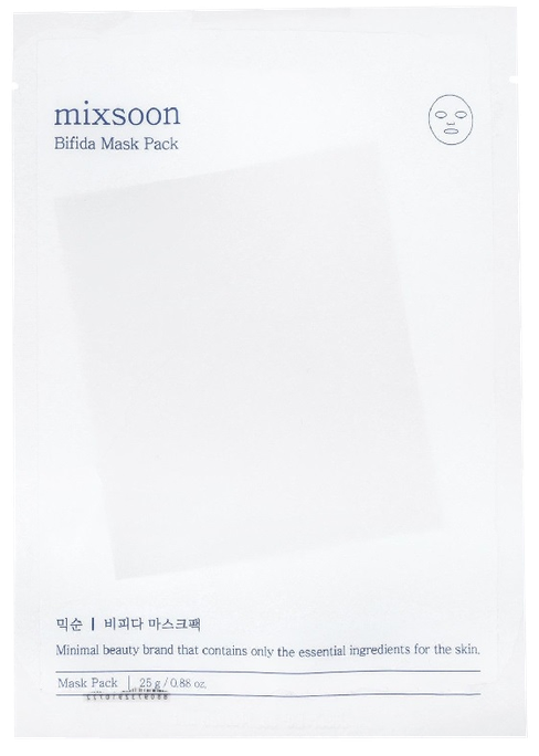 MIXSOON Bifida 25g auduma sejas maska, 5 gab. - 1