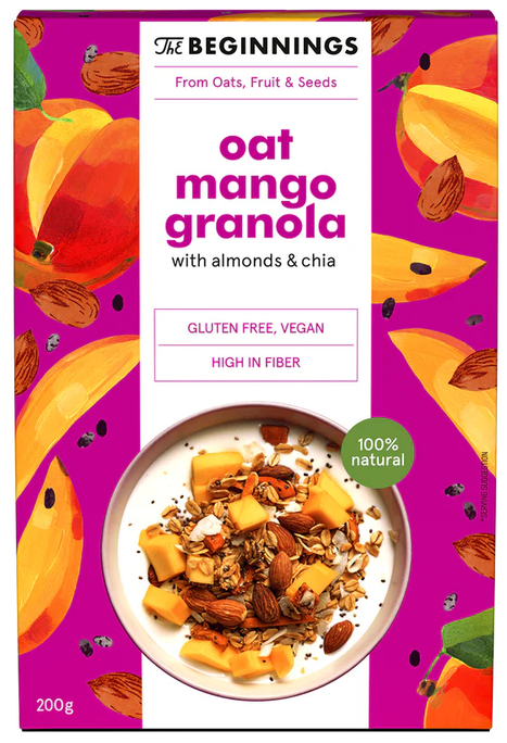 THE BEGINNINGS Auzu mango granola, 200 g - 1