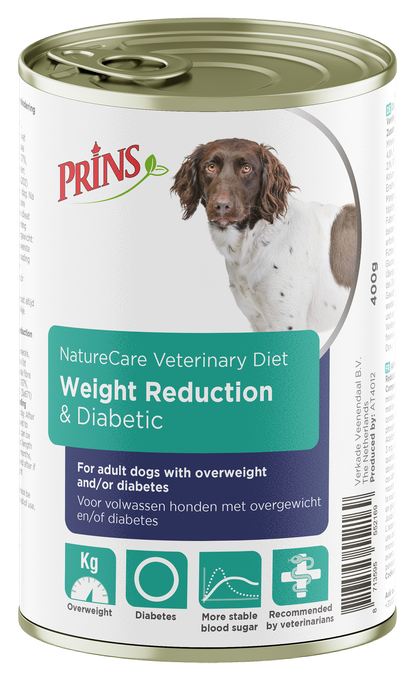 PRINS NatureCare Diet Dog Weight Reduction&Diabetic mitrā barība, 400 g - 1