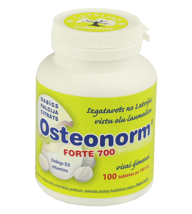 OSTEONORM Forte 700 tabletes, 100 gab. - 1