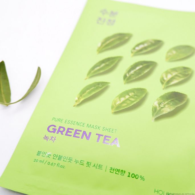HOLIKA HOLIKA Pure Essence Green Tea sejas maska, 23 ml - 2