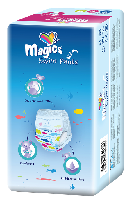 MAGICS Swimpants M (9-15 kg) biksītes, 11 gab. - 2
