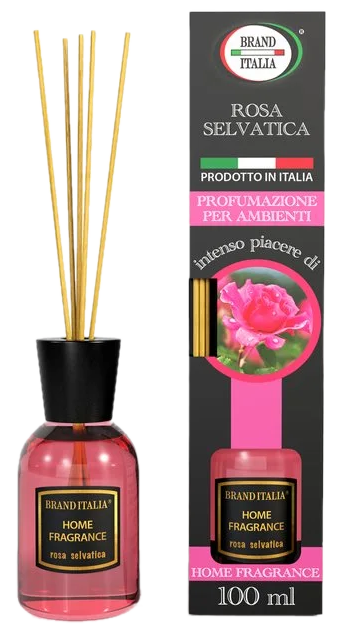 BRAND ITALIA Wild Rose mājas aromāts, 100 ml - 1