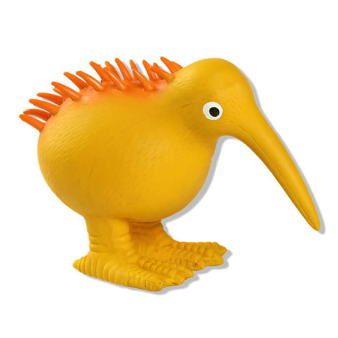 KIWI WALKER Whistle, L Izmēra, Oranža, Lateksa rotaļlieta, 1 gab. - 1
