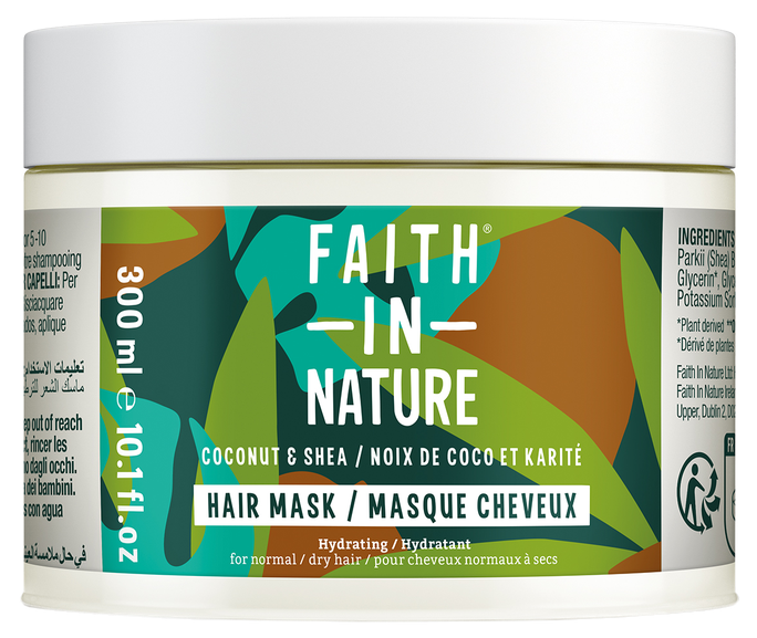 FAITH IN NATURE Coconut & Shea maska matiem, 300 ml - 1