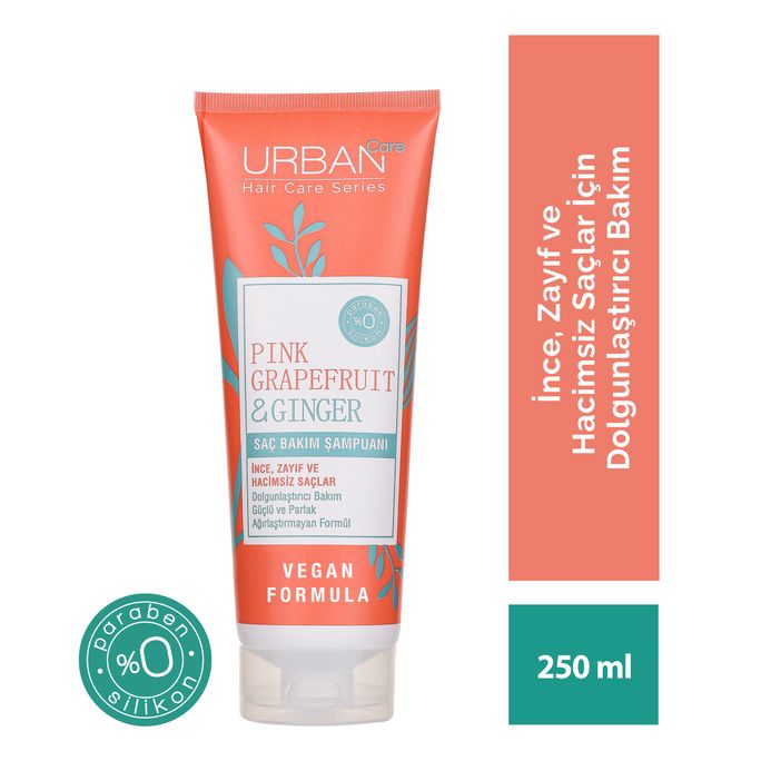 URBAN CARE Pink Grapefruit & Ginger šampūns, 250 ml - 2