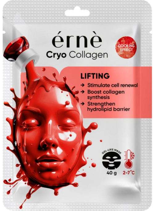 ERNE Cryo Collagen, Lifting sejas maska, 1 gab. - 1