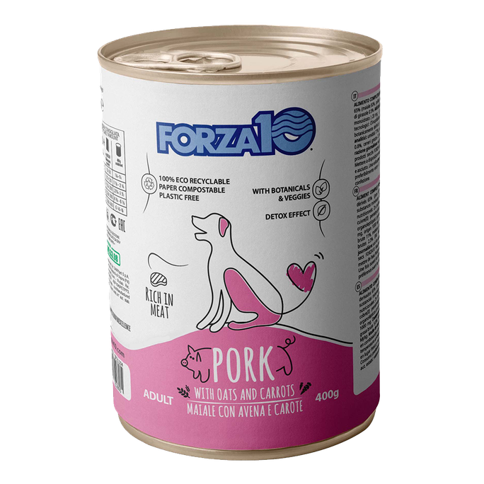 FORZA10 Maintenance Cūka Ar Auzām Un Burkāniem, Suņiem mitrā barība, 400 g - 1