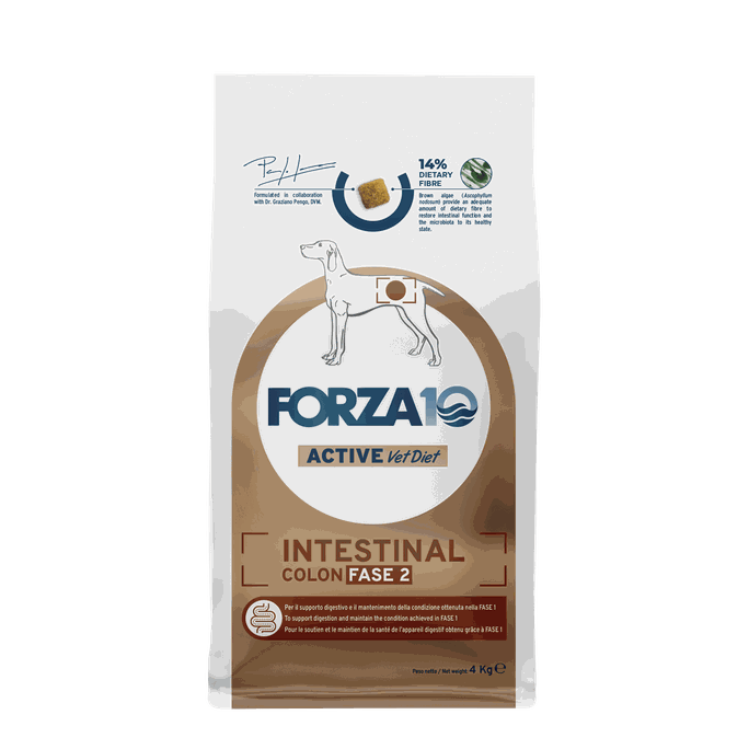 FORZA10 Active Vetdiet Intestinal Colon Fase 2, Suņiem sausā barība, 4 kg - 1
