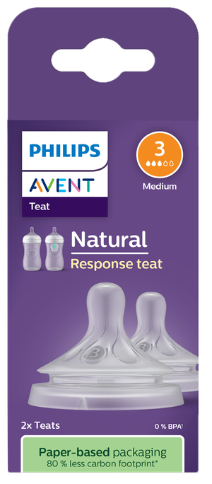 PHILIPS Avent Natural Response 1m+ knupis, 2 gab. - 1