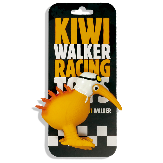 KIWI WALKER Whistle, Ar Baltu Ķiveri, One Size, Oranža, Lateksa rotaļlieta, 1 gab. - 2