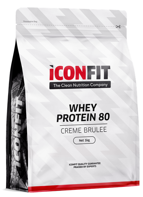 ICONFIT Whey Protein 80 - Creme Brulee pulveris, 1000 g - 1