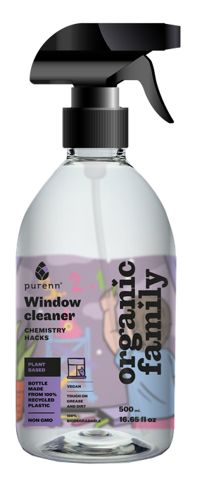 PURENN Chemistry Hack Stiklam Un Spoguļiem tīrīšanas līdzeklis, 500 ml - 1