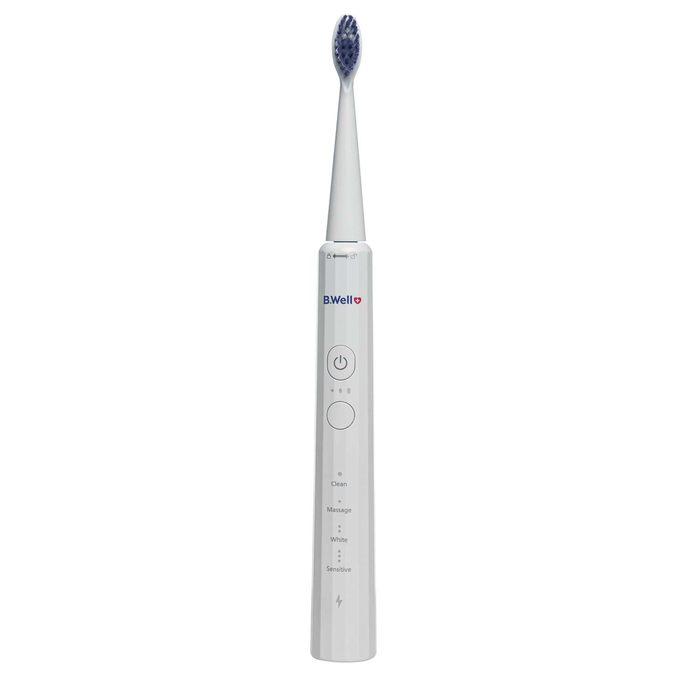B.WELL Med-870 Sonic, White elektriskā zobu birste, 1 gab. - 4