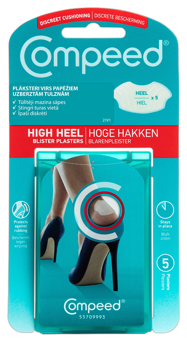 COMPEED Virs Papēžiem Uzberztām Tulznām plāksteri, 5 gab. - 1