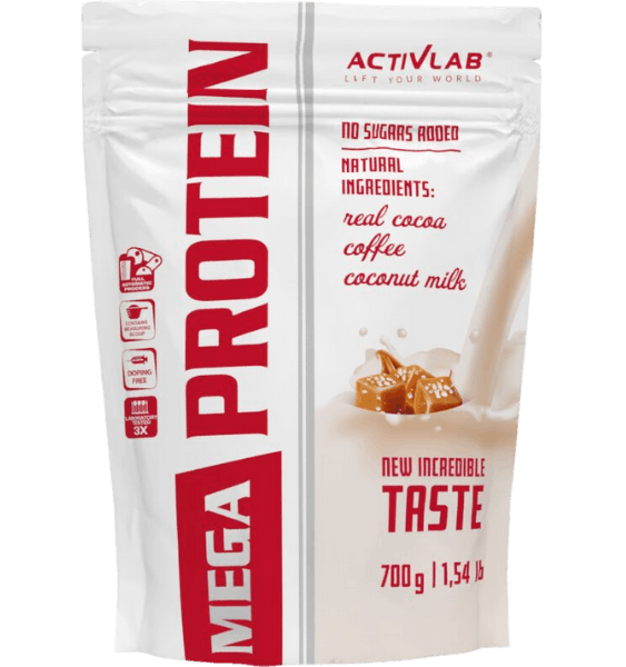 ACTIVLAB Mega protein Salty Caramel, sūrios karamelės milteliai, 700 g - 1