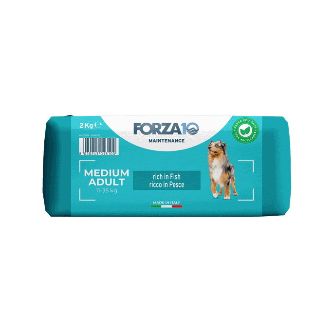 FORZA10 Maintenance Medium Adult Ar Zivīm, Suņiem sausā barība, 2 kg - 3