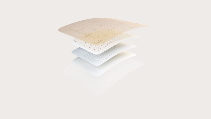 MEPILEX Border Flex 15 x 15 cm plāksteris, 5 gab. - 3