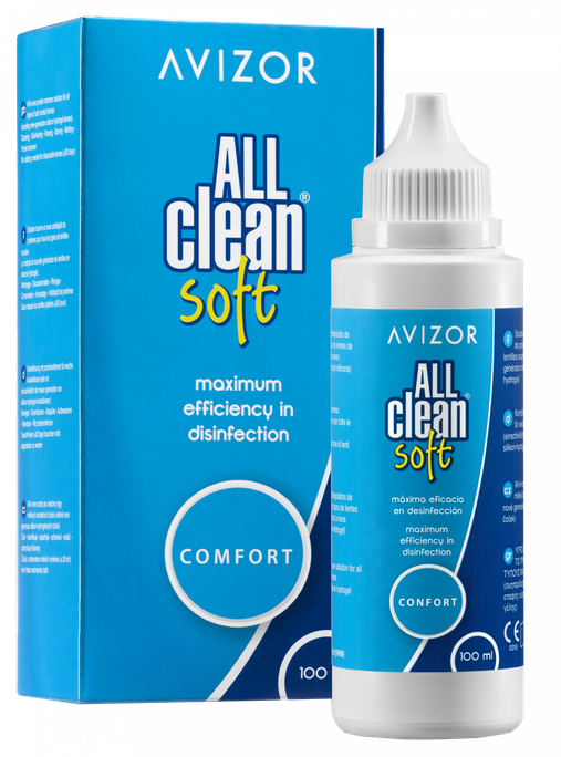 AVIZOR All Clean šķīdums kontaktlēcām, 100 ml - 1