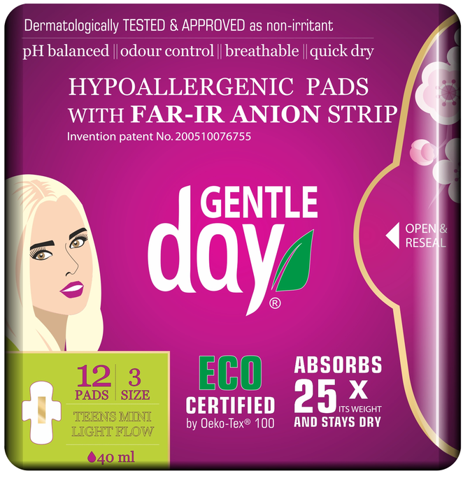 GENTLE DAY Teens Mini higiēniskās paketes, 12 ml - 1