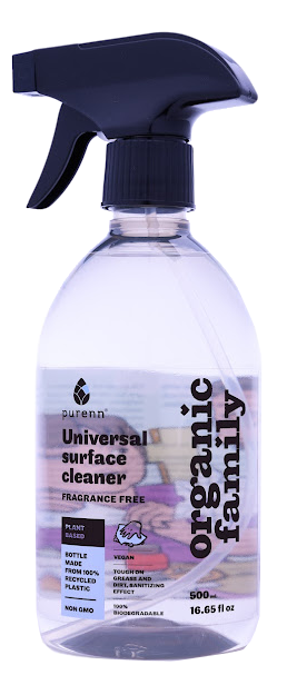PURENN Bez Aromāta, Universāls Virsmu tīrīšanas līdzeklis, 500 ml - 1