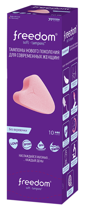 FREEDOM Soft tamponi, 10 gab. - 1