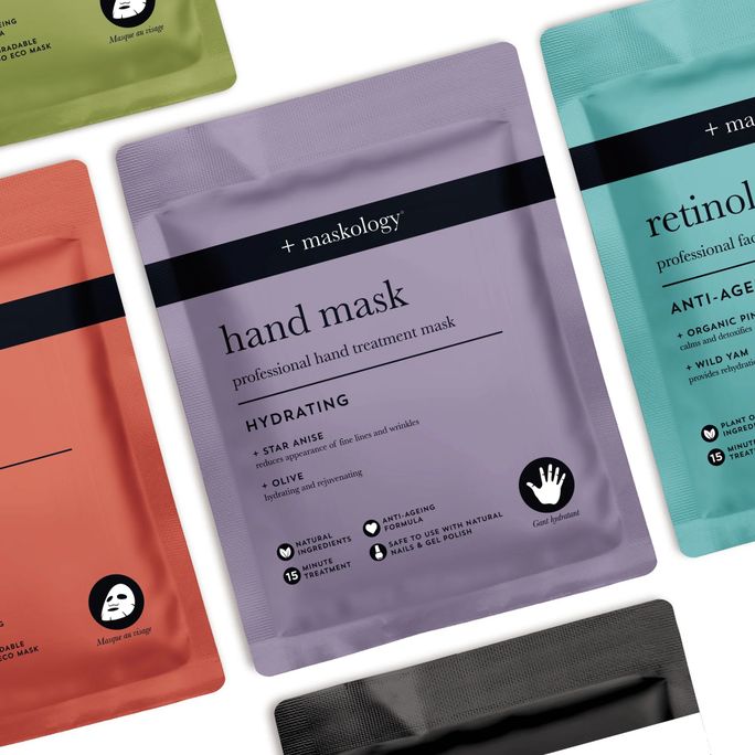 MASKOLOGY Hand maska-cimdi, 1 pāris - 3